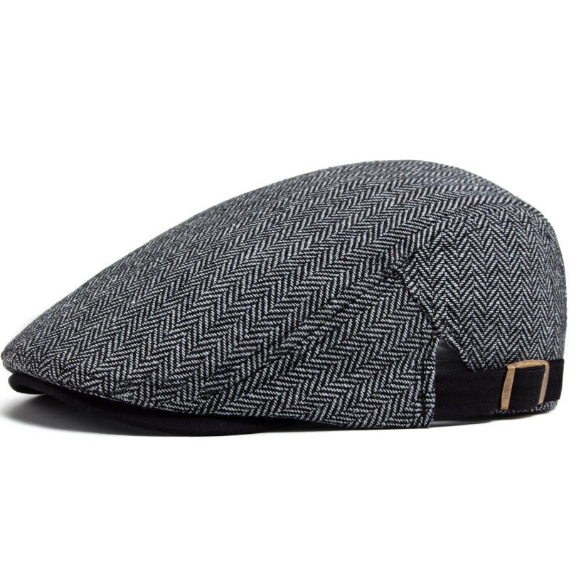Cappello Driver in Lana a Spina di Pesce