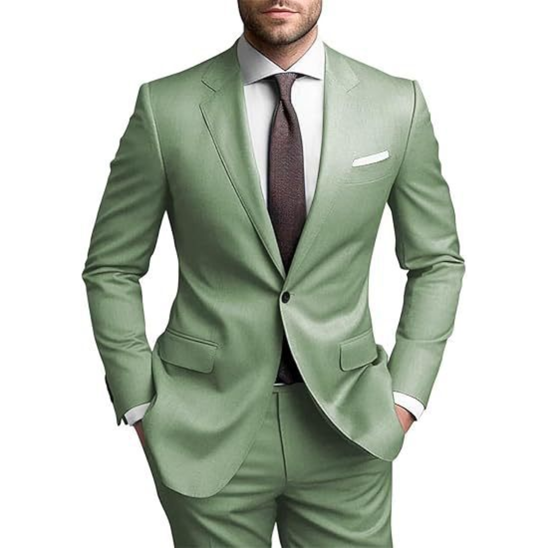 Set di Completo Due Pezzi Slim Fit per Uomini | Completo per Ospiti di Matrimonio
