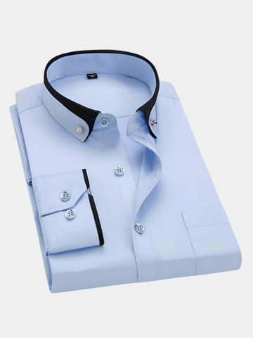 FRANCO MARINO | CAMICIA CLASSICA UOMO A MANICHE LUNGHE