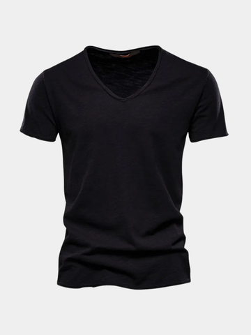 FRANCO MARINO | T-SHIRT COL V IN COTONE PER UOMO