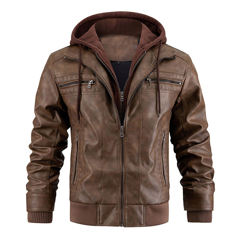 Dominic - Giacca in pelle invernale
