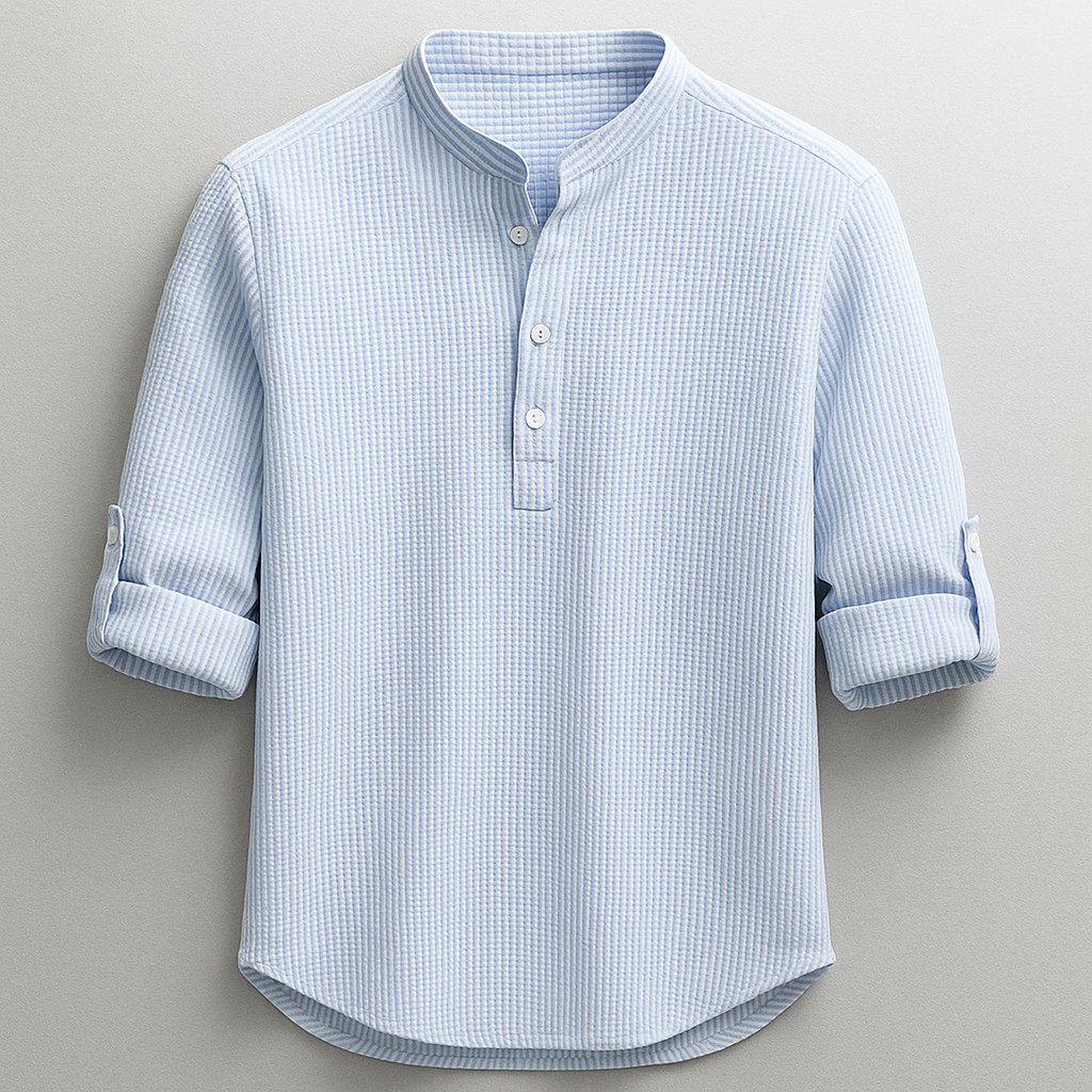 LAURENT MONACO | CAMICIA IN COTONE E LINO