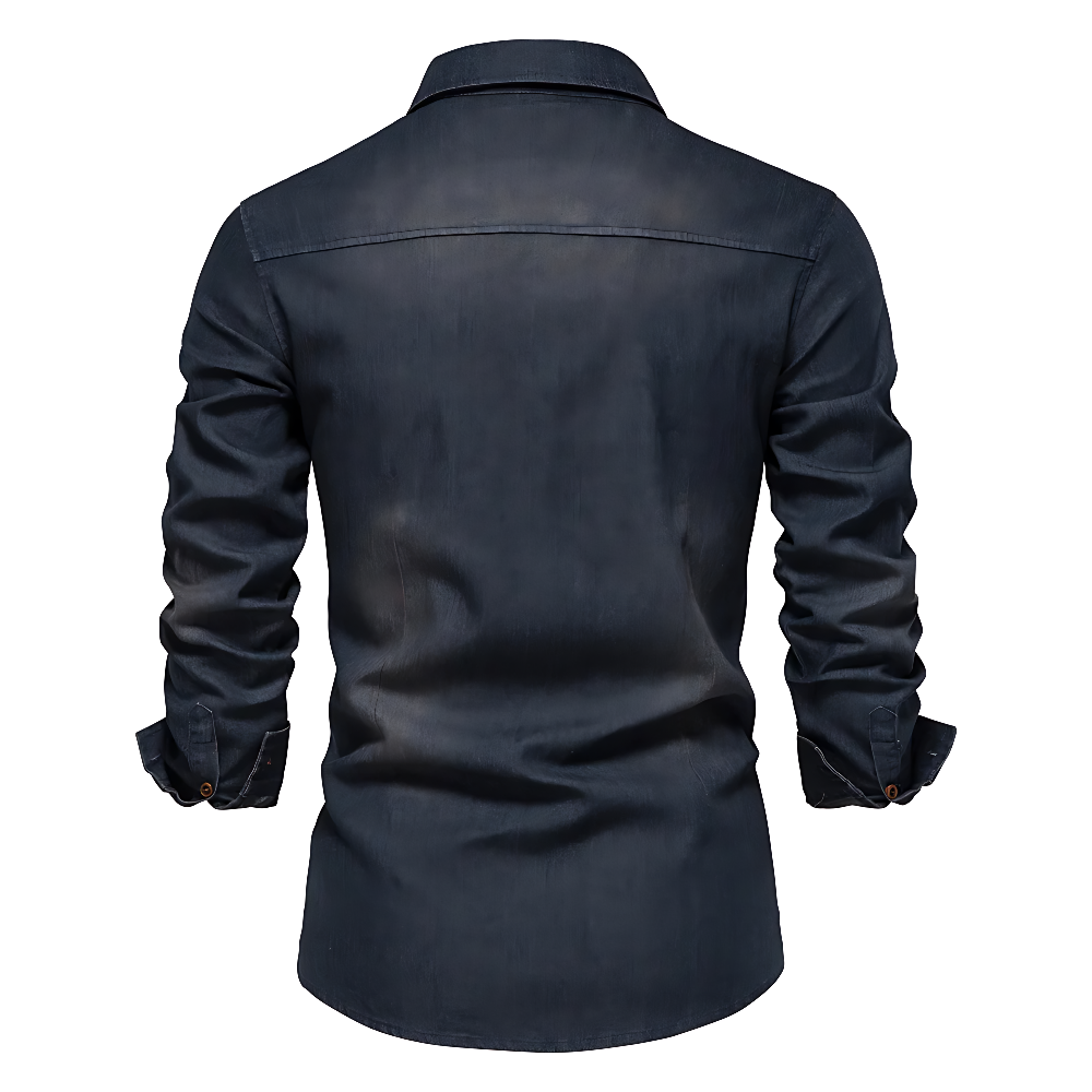 Enzo | Camicia in denim di cotone