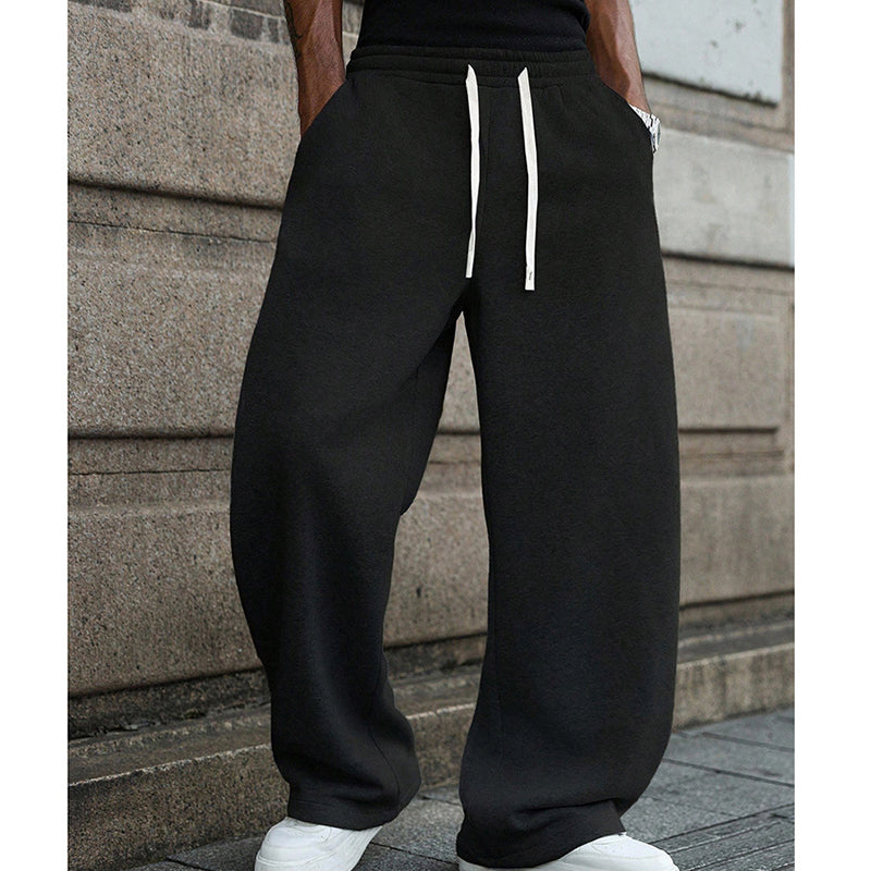 Luca™ | Pantaloni Casual Larghi con Cordino da Uomo